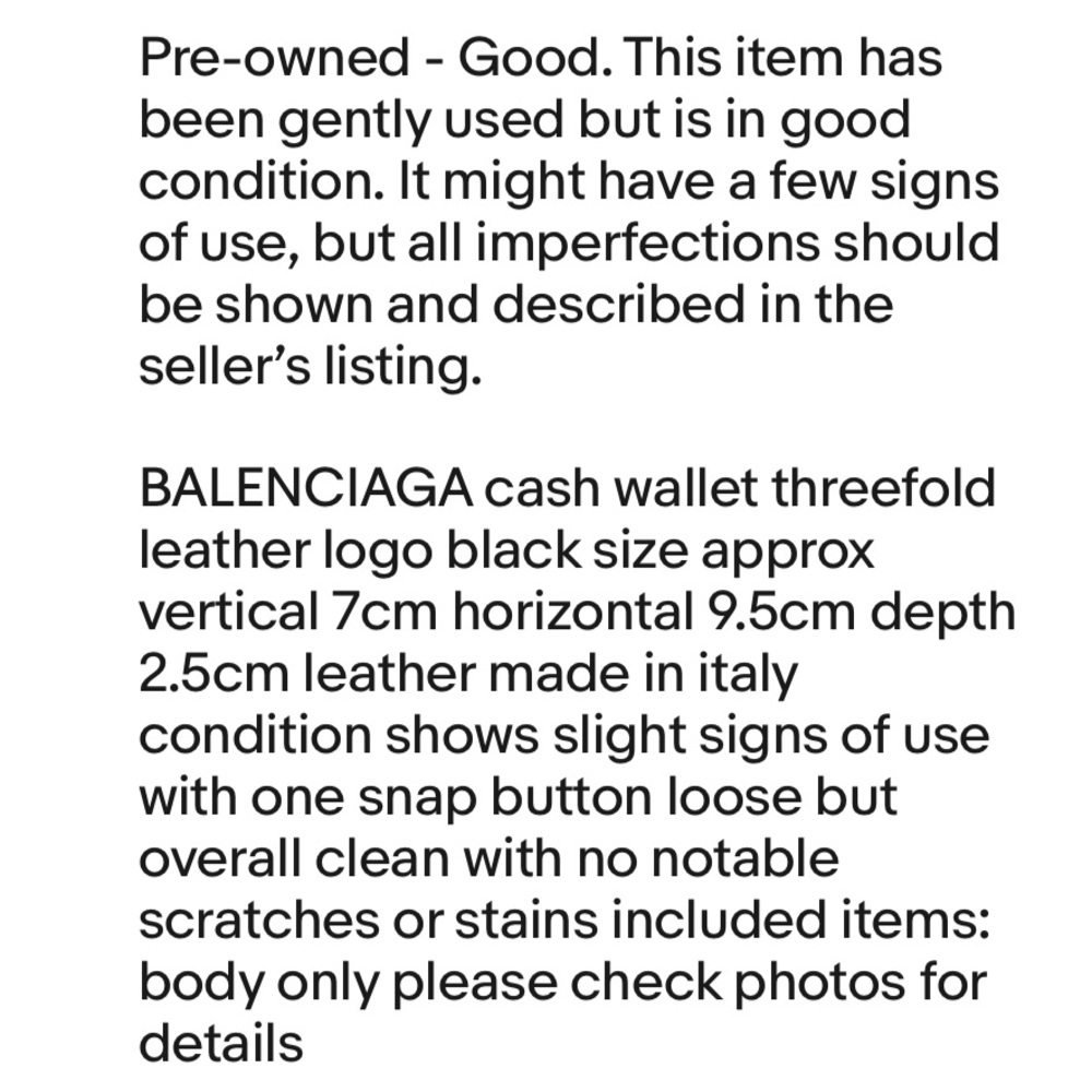 Balenciaga Black Wallet - Picture 8 of 10